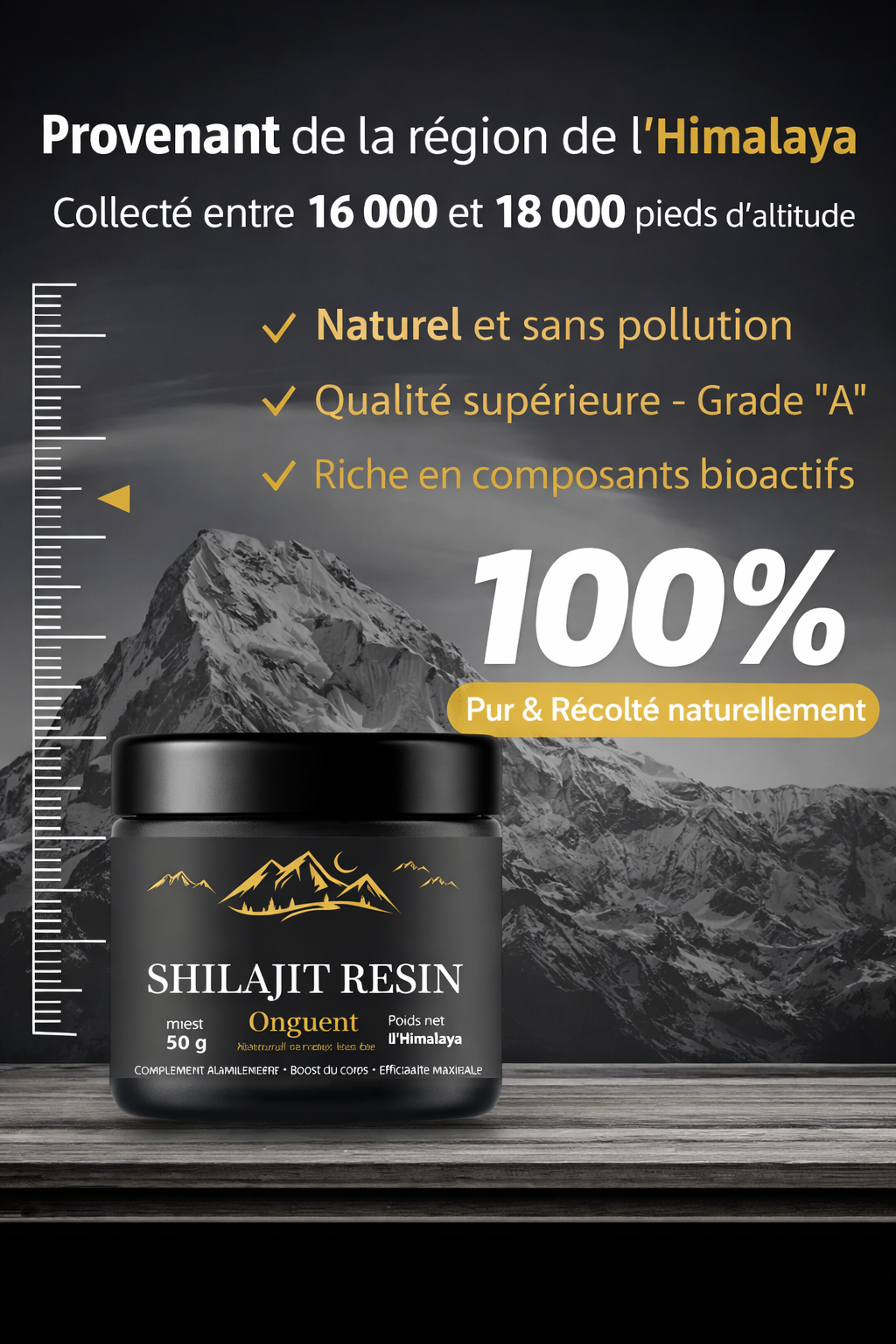 Résine de Shilajit