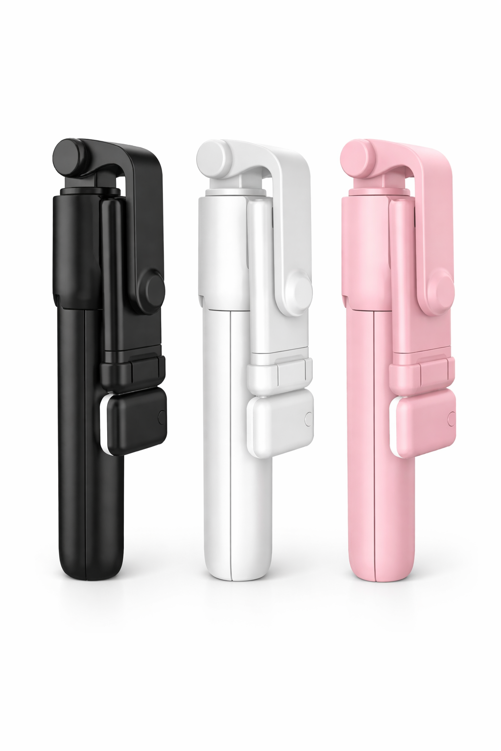 Perche Selfie 3-en-1 avec Trépied Intégré & Lumière LED – Bluetooth